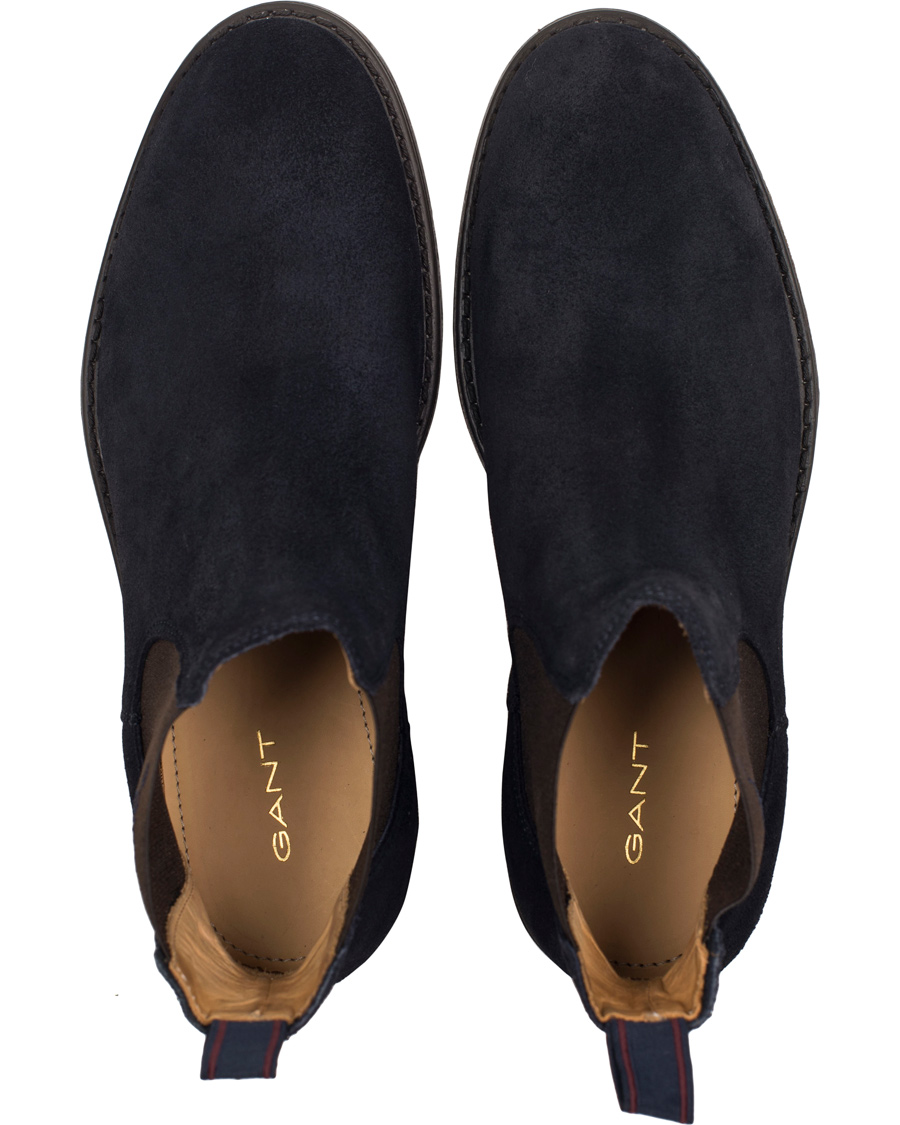 Homme | GANT Oscar Chelsea Boot Navy Suede | GANT | Oscar Chelsea Boot Navy Suede