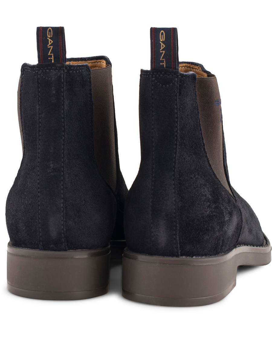 Homme | GANT Oscar Chelsea Boot Navy Suede | GANT | Oscar Chelsea Boot Navy Suede