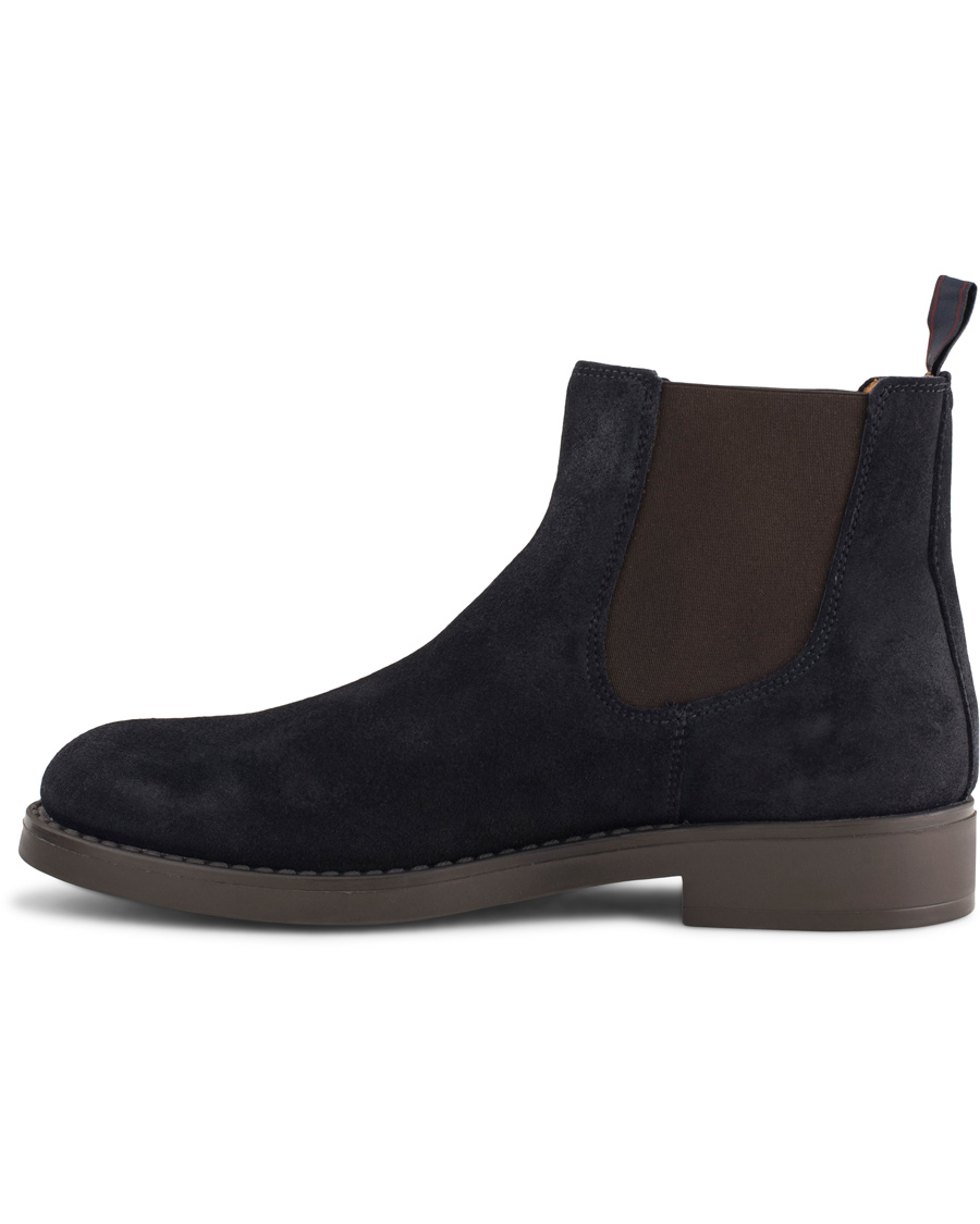 Homme | GANT Oscar Chelsea Boot Navy Suede | GANT | Oscar Chelsea Boot Navy Suede