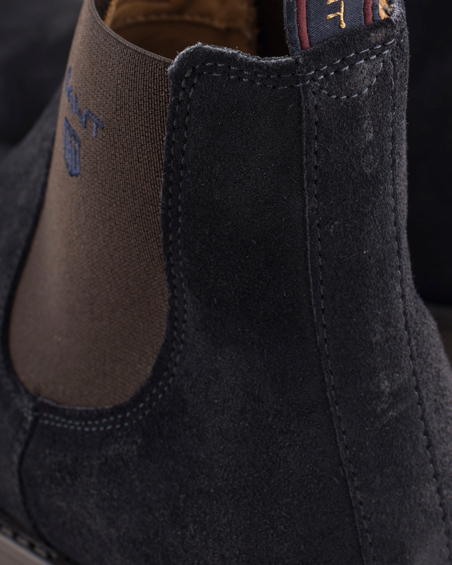 Homme | GANT Oscar Chelsea Boot Navy Suede | GANT | Oscar Chelsea Boot Navy Suede