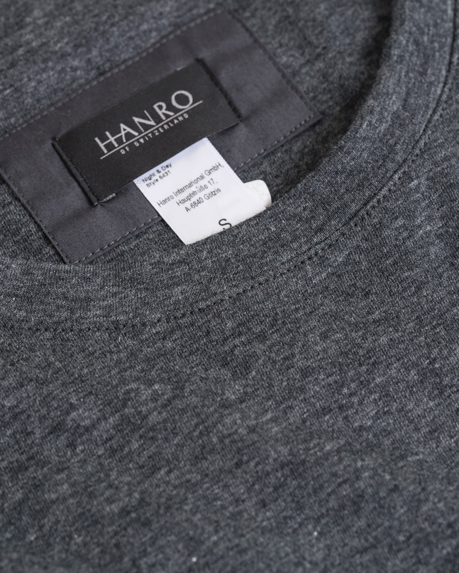 Homme | Sous-Vêtements Et Chaussettes | Hanro | Night & Day Sweater Enigma Grey Melange