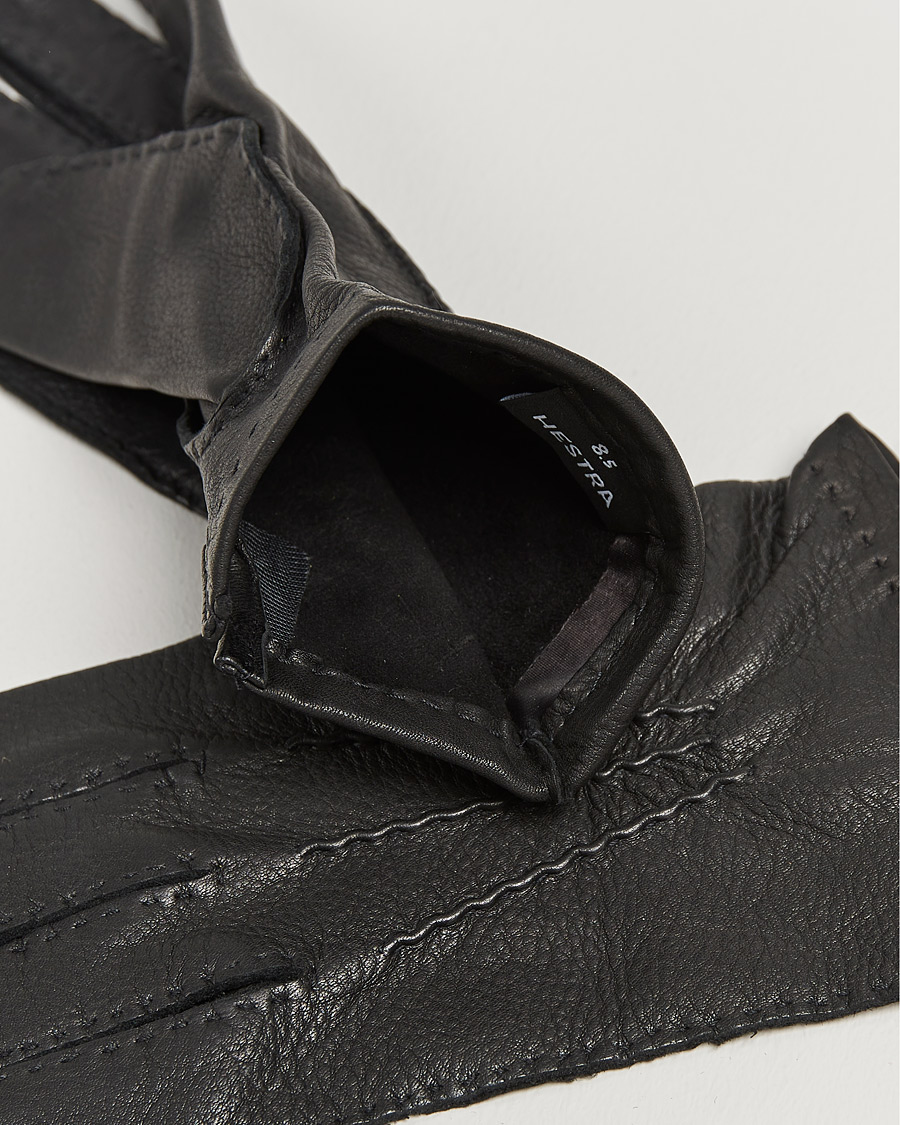 Homme | Accessoires chauds | Hestra | Henry Unlined Deerskin Glove Black