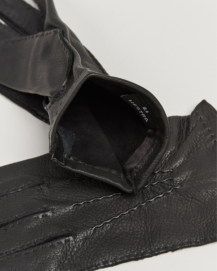 Homme | Gants | Hestra | Henry Unlined Deerskin Glove Black