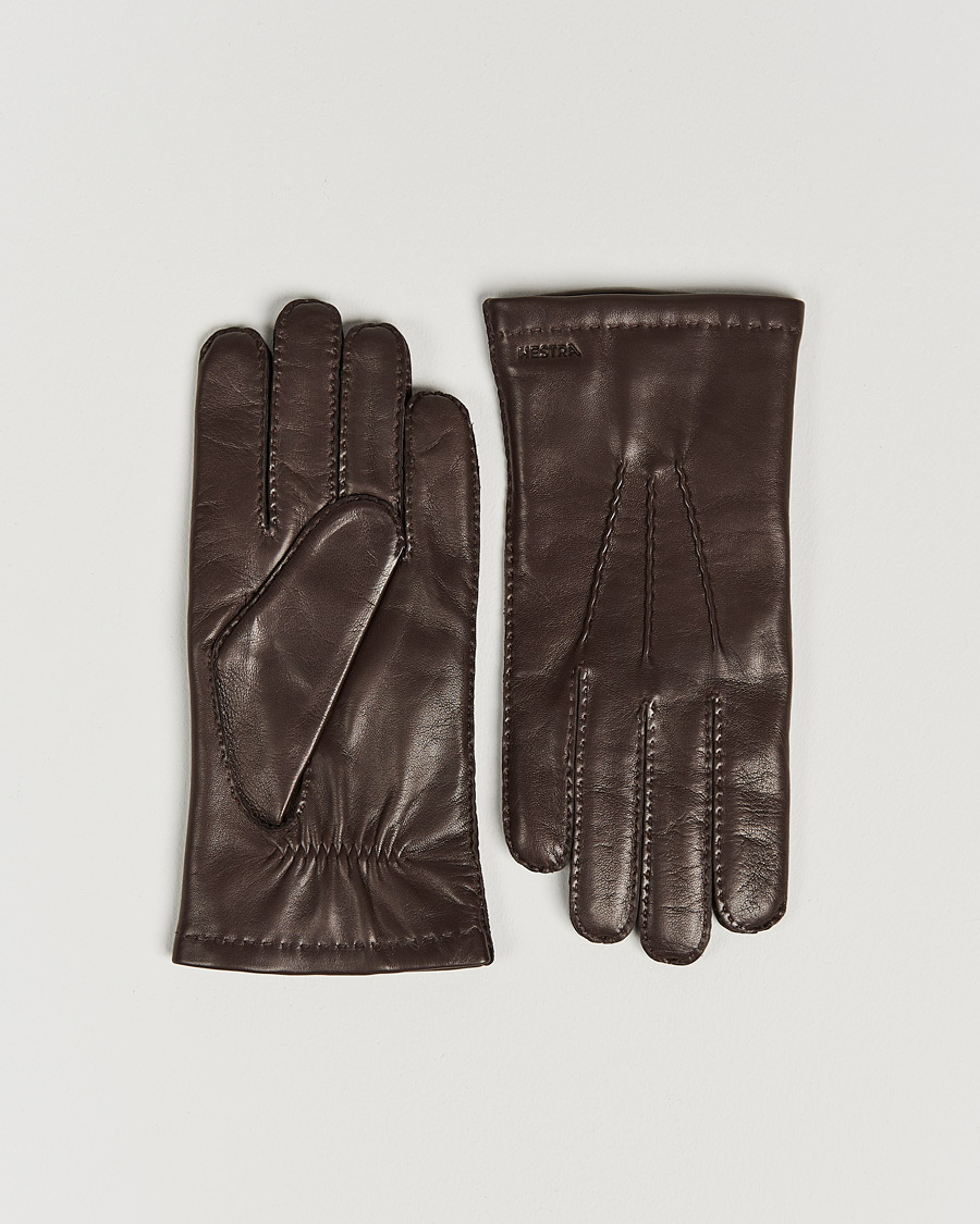 Homme | Gants | Hestra | Edward Wool Lined Glove Espresso