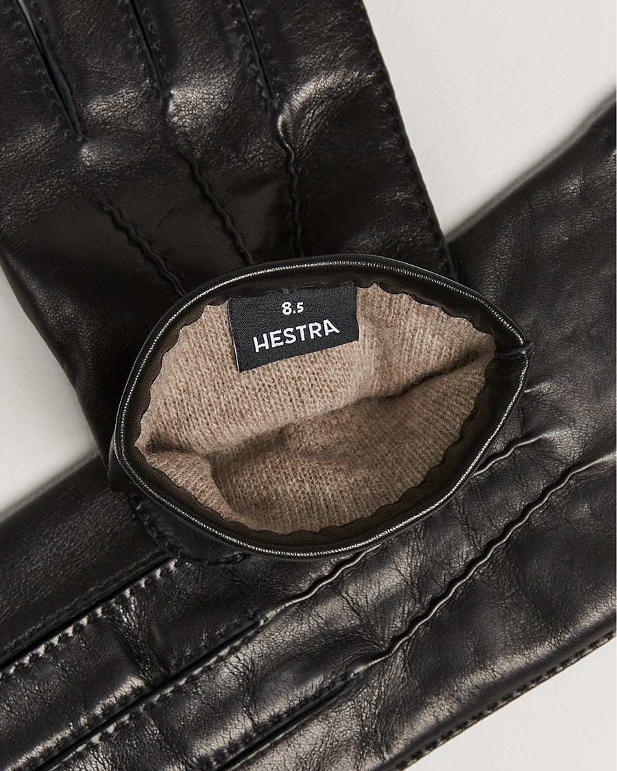 Homme |  | Hestra | Edward Wool Liner Glove Black