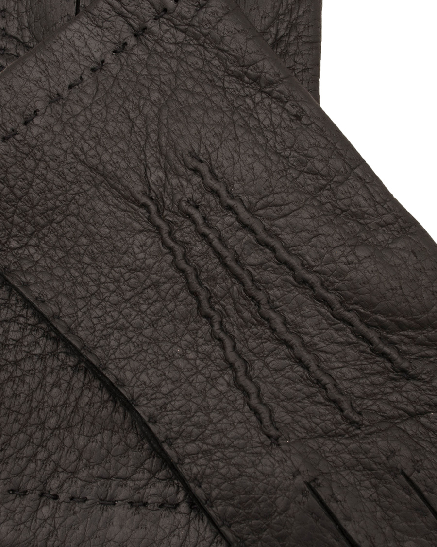 Homme | Hestra Peccary Handsewn Unlined Glove Black | Hestra | Peccary Handsewn Unlined Glove Black