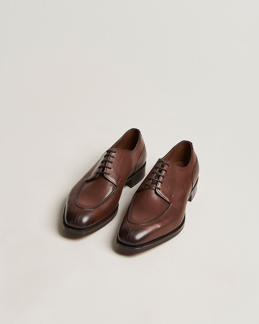 Homme | Chaussures Faites Main | Edward Green | Dover Split Toe Dark Oak Calf