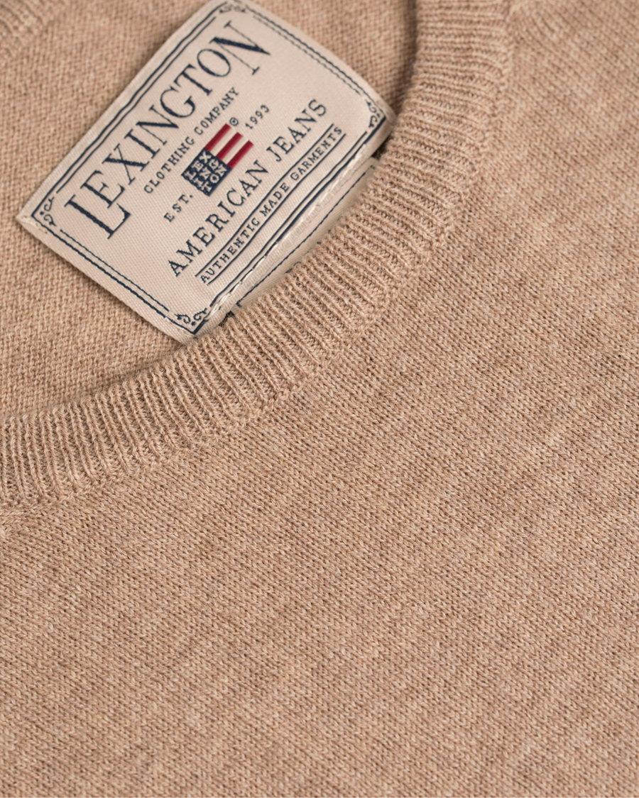 Homme | Pulls Et Tricots | Lexington | Jeff Crewneck Sweater Silver Mink Beige