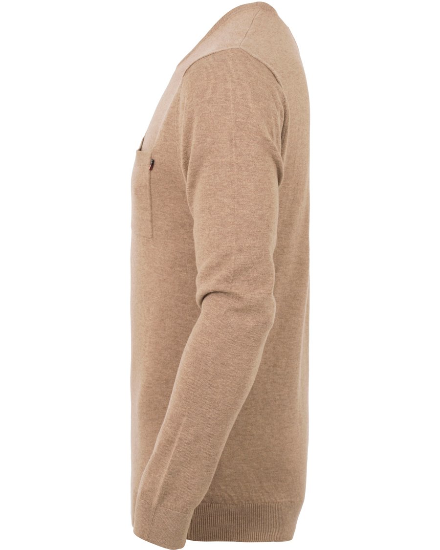 Homme | Pulls Et Tricots | Lexington | Jeff Crewneck Sweater Silver Mink Beige