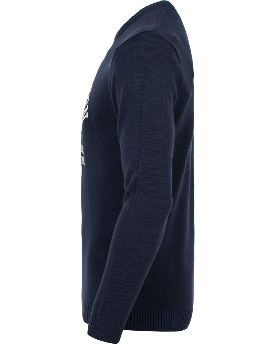 Homme | Pulls Et Tricots | Lexington | Nelson Knitted Sweatshirt Deepest Blue