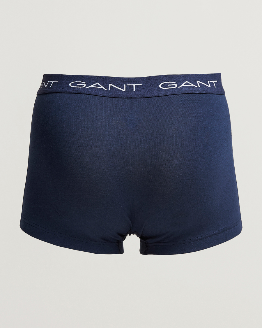 Homme | Sous-Vêtements Et Chaussettes | GANT | 3-Pack Trunk Boxer Navy