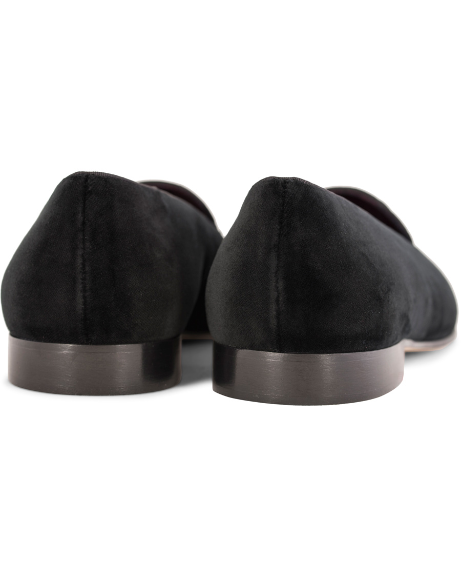 Homme | Ralph Lauren Purple Label Collis Novelty Slippers Floral Jacquard Black | Ralph Lauren Purple Label | Collis Novelty Slippers Floral Jacquard Black