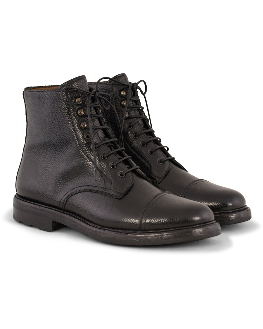Homme | Ralph Lauren Macomb Boot Country Grain Black | Polo Ralph Lauren | Ralph Lauren Macomb Boot Country Grain Black