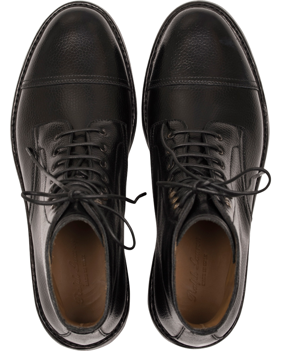 Homme | Ralph Lauren Macomb Boot Country Grain Black | Polo Ralph Lauren | Ralph Lauren Macomb Boot Country Grain Black