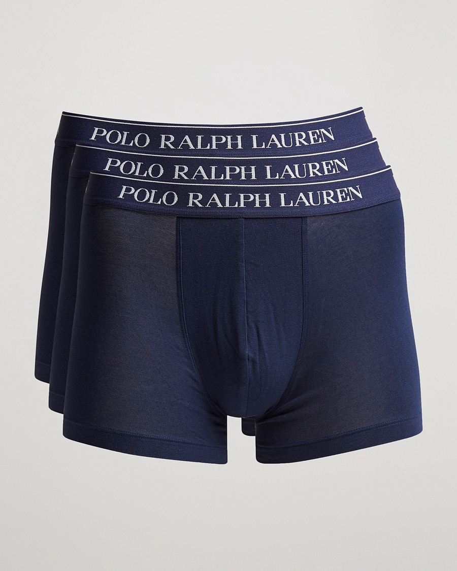 Homme | Sous-Vêtements Et Chaussettes | Polo Ralph Lauren | 3-Pack Trunk Navy