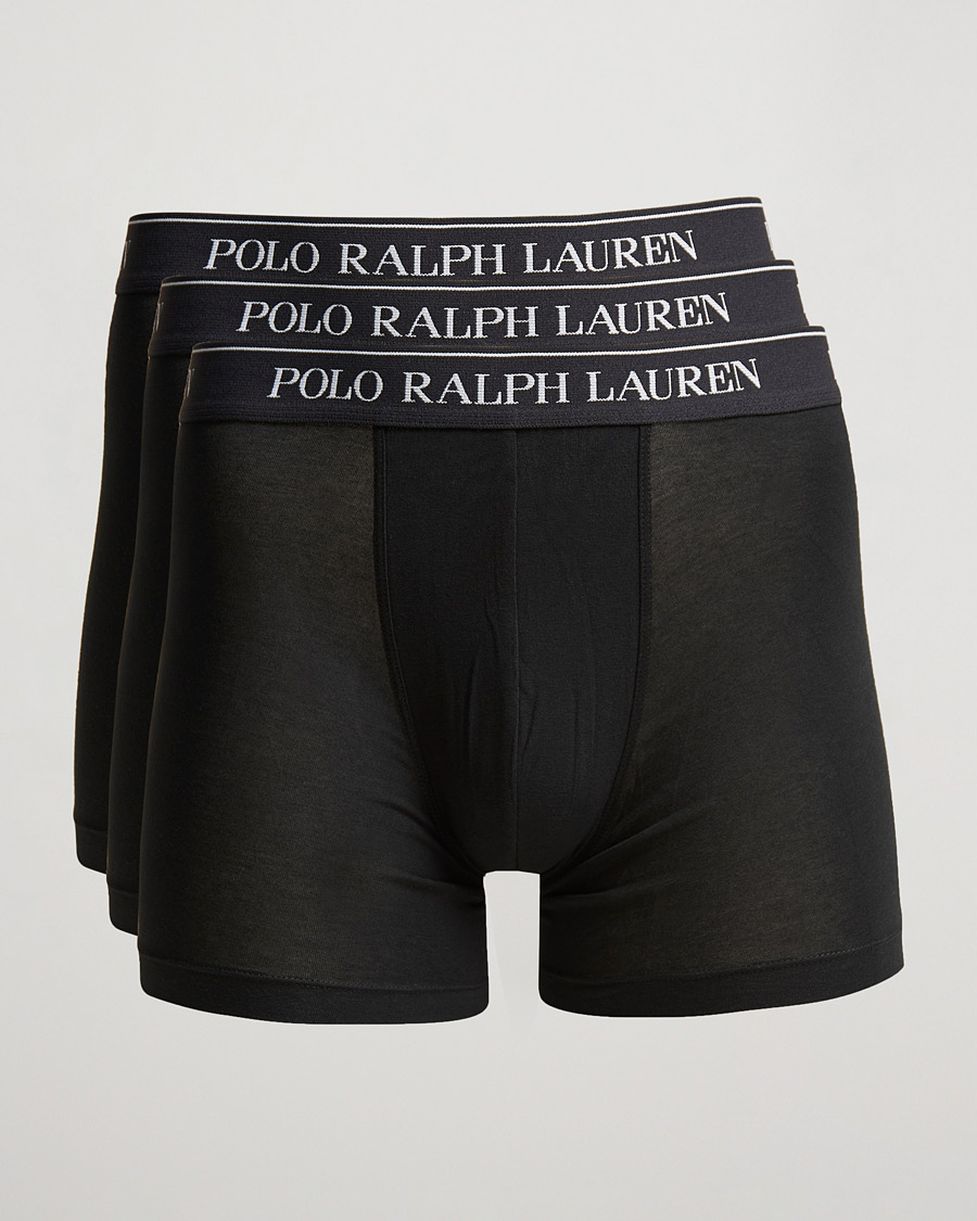 Homme | Sous-Vêtements Et Chaussettes | Polo Ralph Lauren | 3-Pack Boxer Brief Polo Black