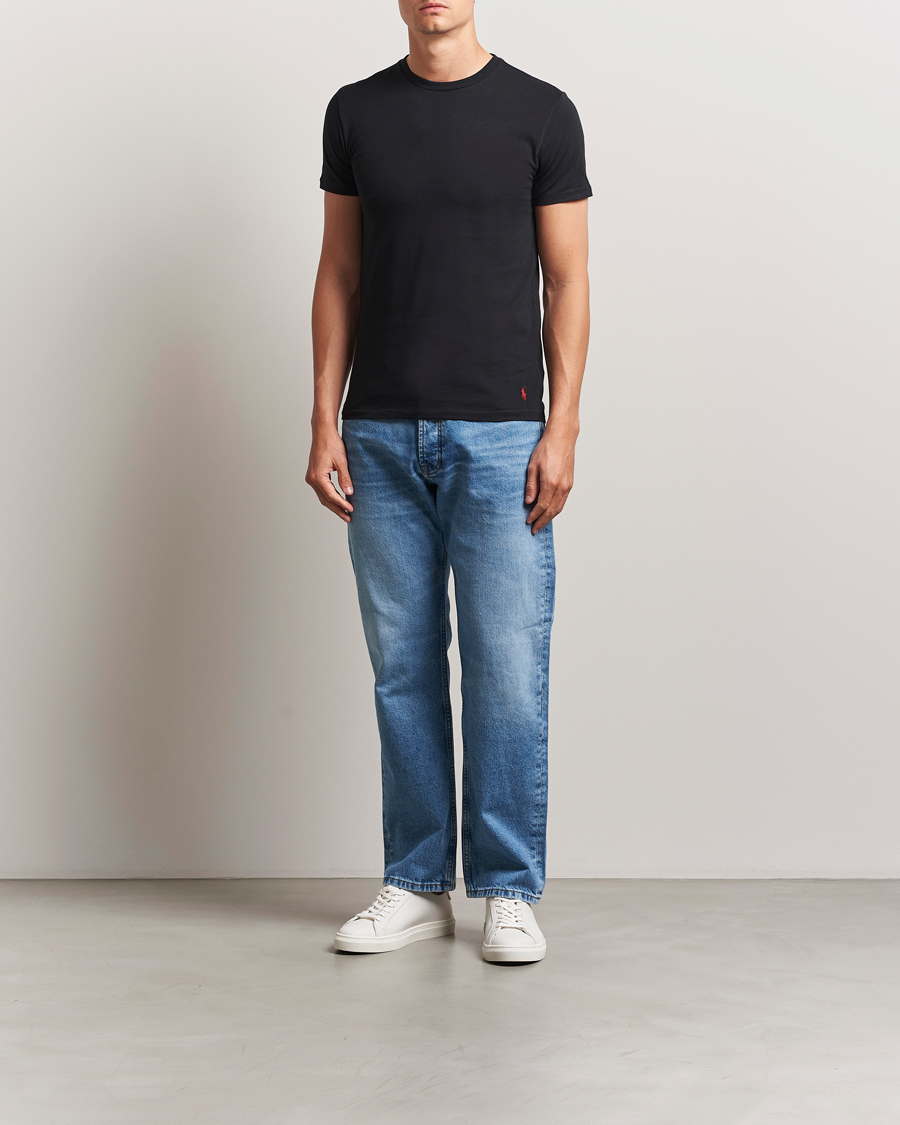 Homme | T-shirts | Polo Ralph Lauren | 2-Pack Cotton Stretch T-Shirt Black