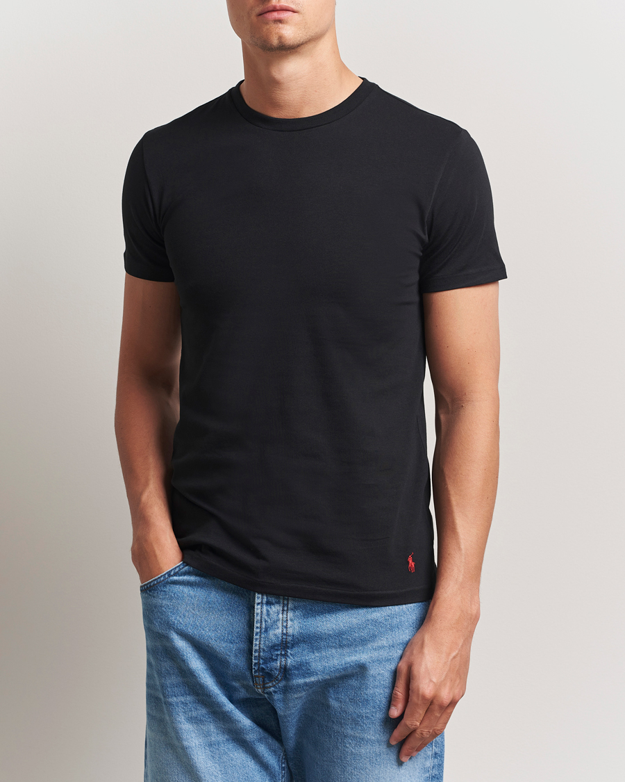 Homme | T-shirts | Polo Ralph Lauren | 2-Pack Cotton Stretch T-Shirt Black