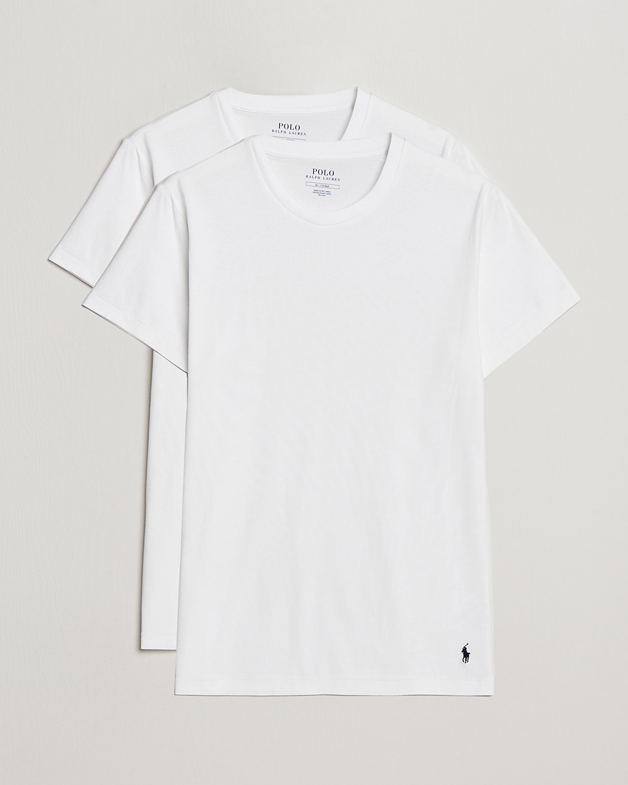 Homme | T-shirts | Polo Ralph Lauren | 2-Pack Cotton Stretch T-Shirt White