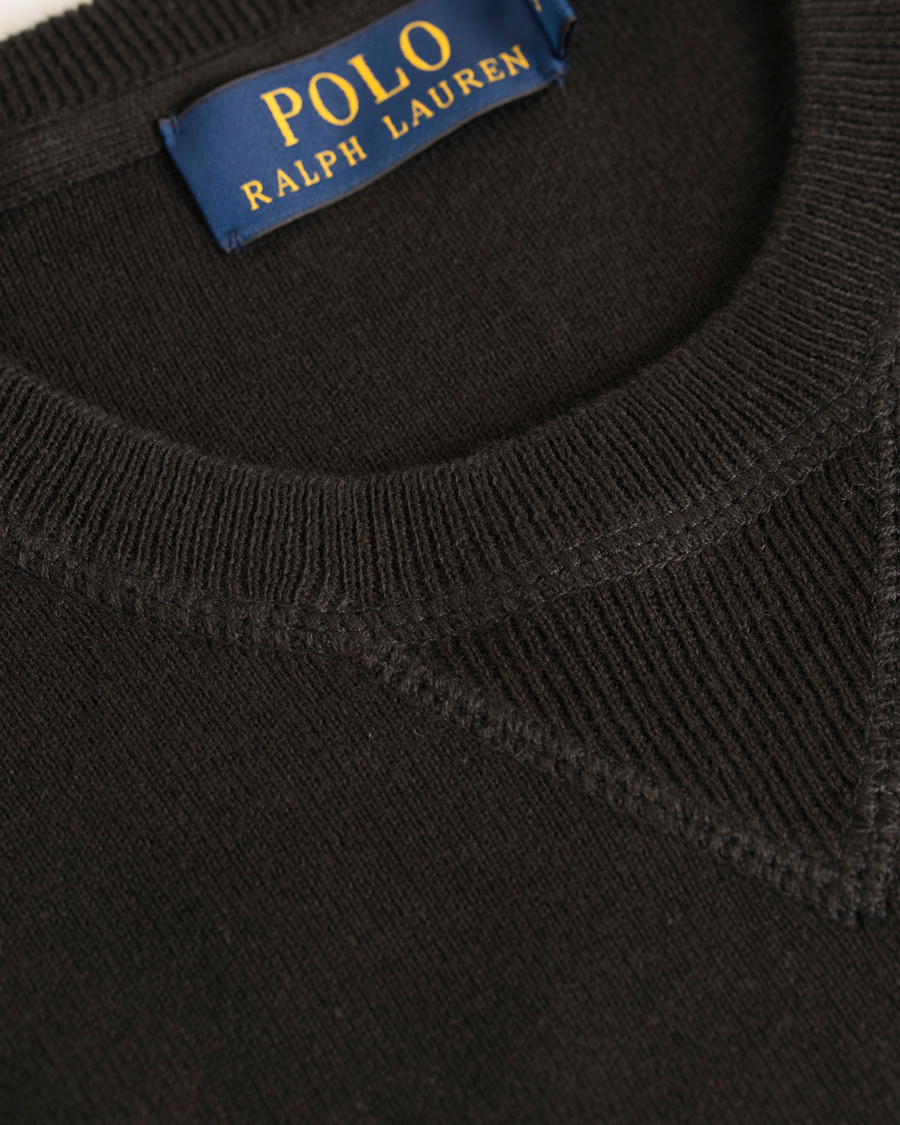 Homme | Pulls Et Tricots | Polo Ralph Lauren | Crew Neck Knitted Sweater Polo Black