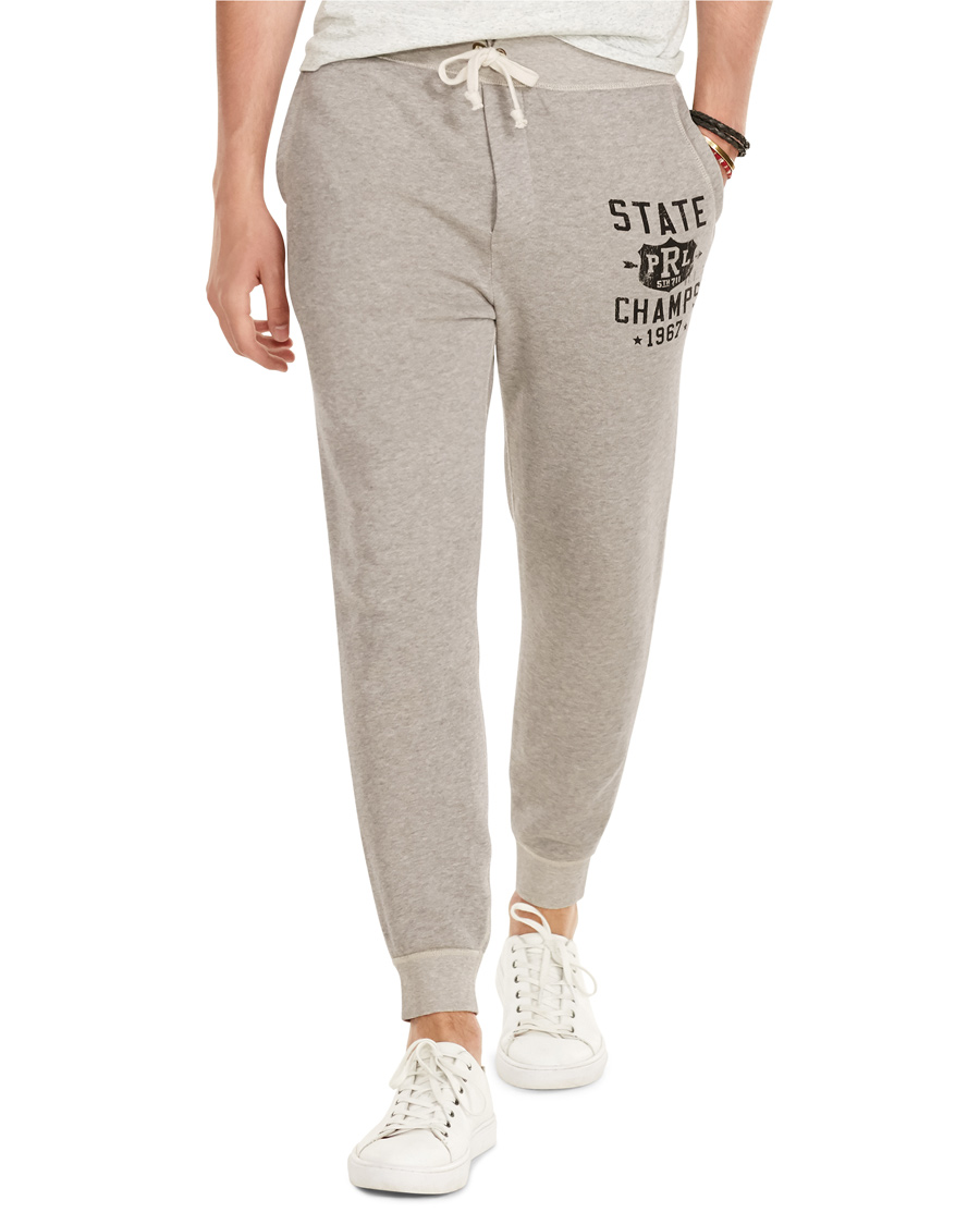 Homme | Pantalons | Polo Ralph Lauren | State Champs Sweatpants Salt & Peppar