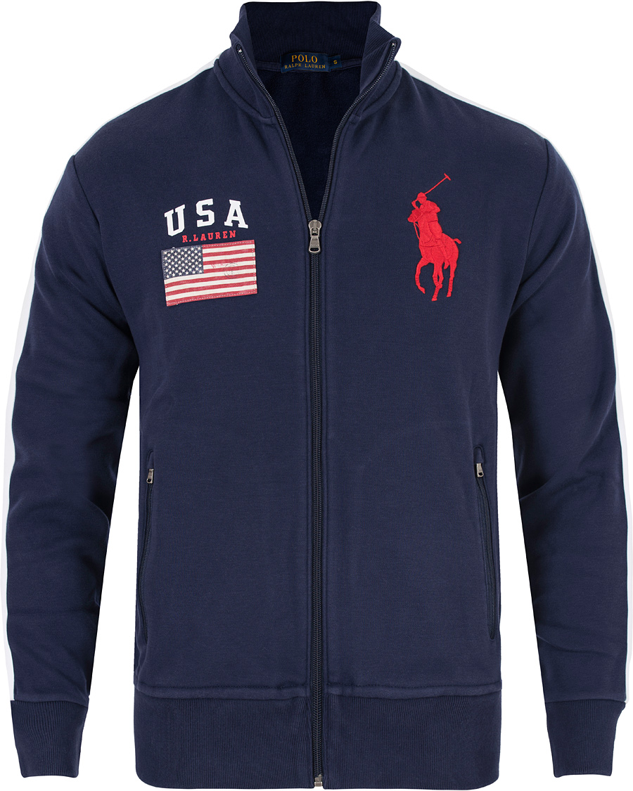 Homme | Pulls Et Tricots | Polo Ralph Lauren | USA Track Jacket French Navy