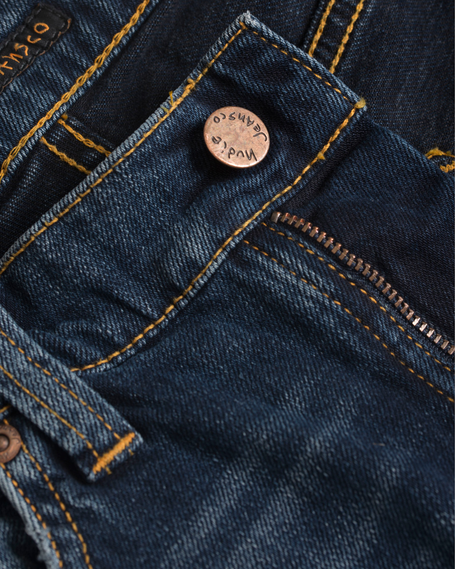 Homme | Jeans | Nudie Jeans | Lean Dean Organic Slim Fit Stretch Jeans Dark Indigo