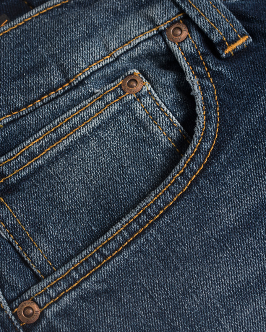 Homme | Jeans | Nudie Jeans | Lean Dean Organic Slim Fit Stretch Jeans Dark Indigo