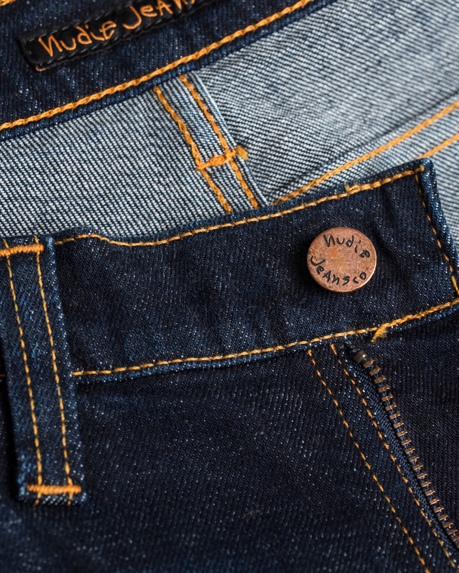 Homme | Jeans | Nudie Jeans | Long John Organic Slim Fit Stretch Jeans Sparkles