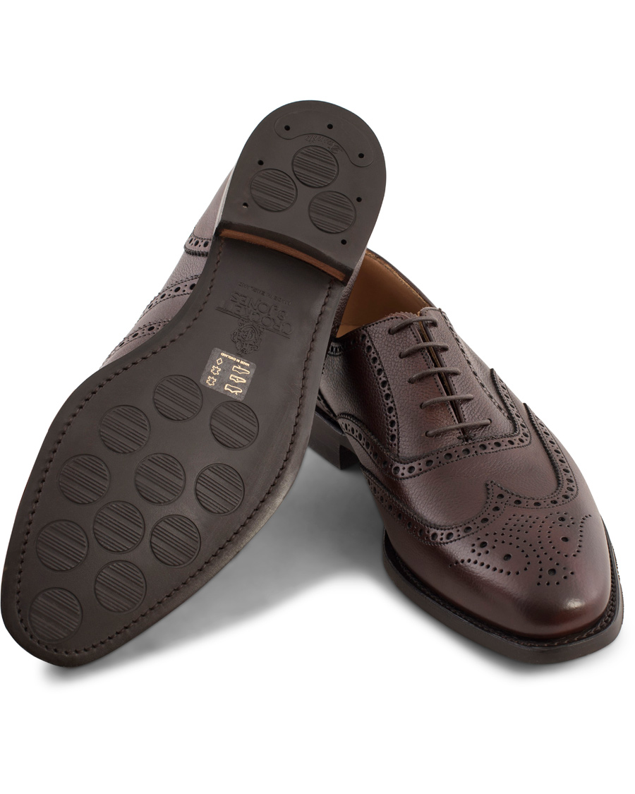 Homme | Crockett & Jones MTO Finsbury Brogue City Sole Brown Grain Calf | Crockett & Jones | MTO Finsbury Brogue City Sole Brown Grain Calf