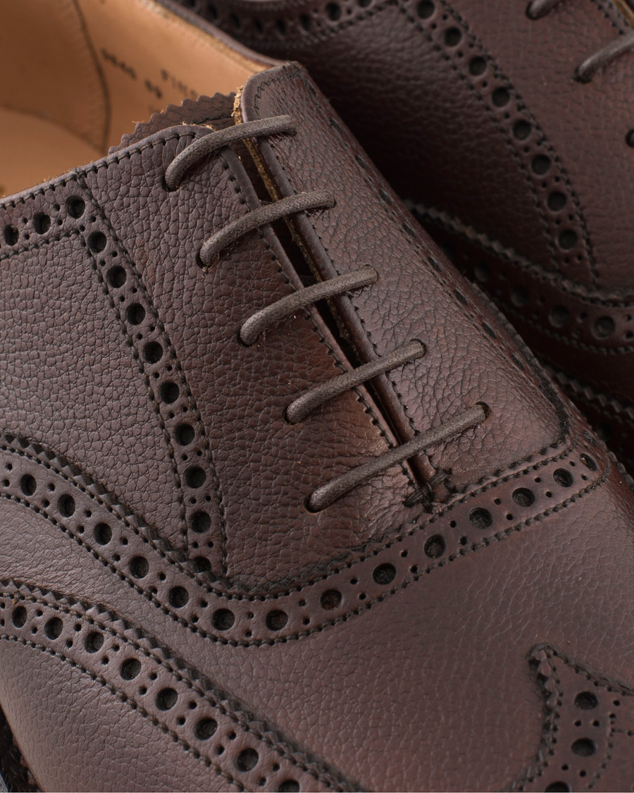 Homme | Crockett & Jones MTO Finsbury Brogue City Sole Brown Grain Calf | Crockett & Jones | MTO Finsbury Brogue City Sole Brown Grain Calf