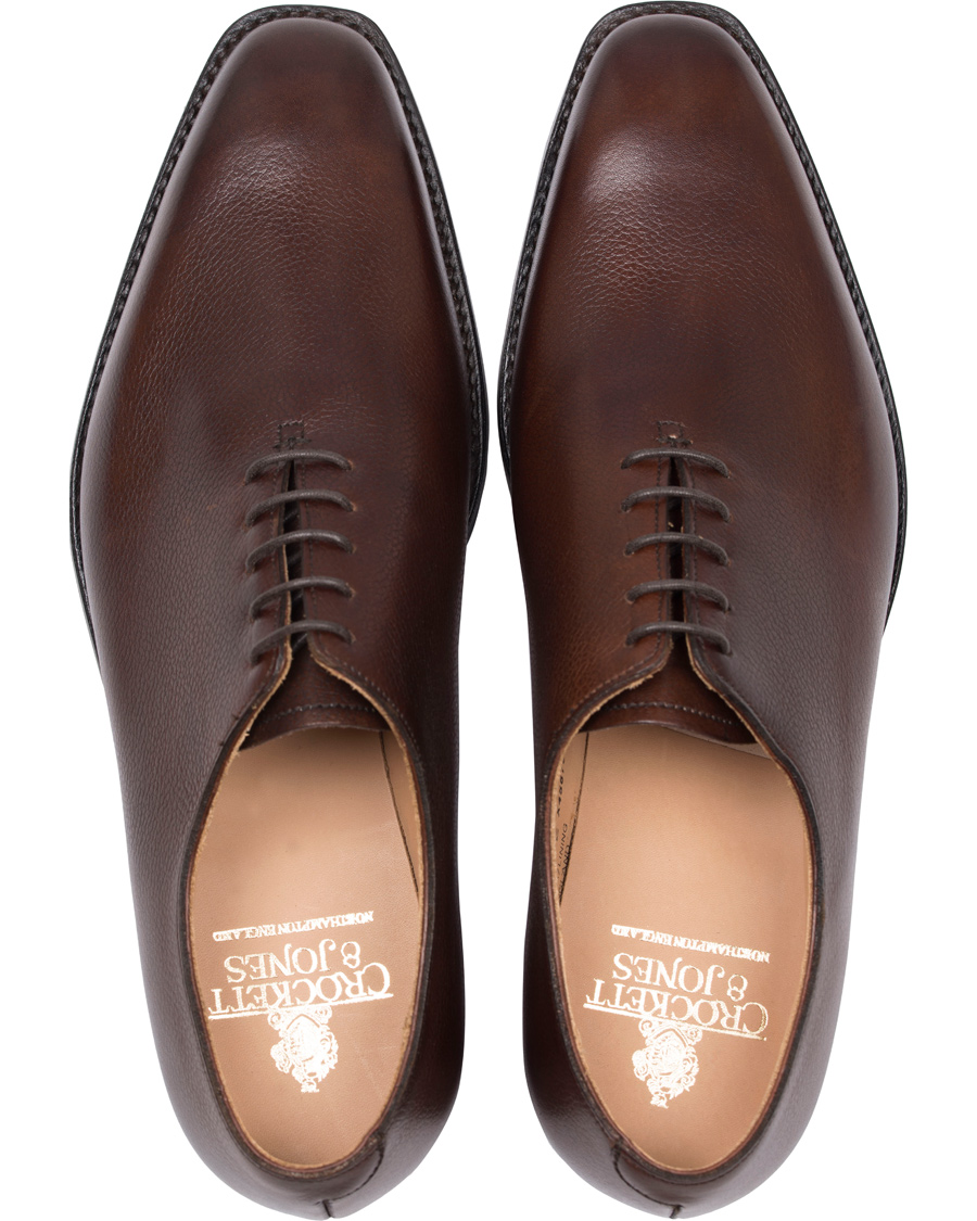 Homme | Crockett & Jones MTO Alex Oxford City Sole Brown Grain Calf | Crockett & Jones | MTO Alex Oxford City Sole Brown Grain Calf