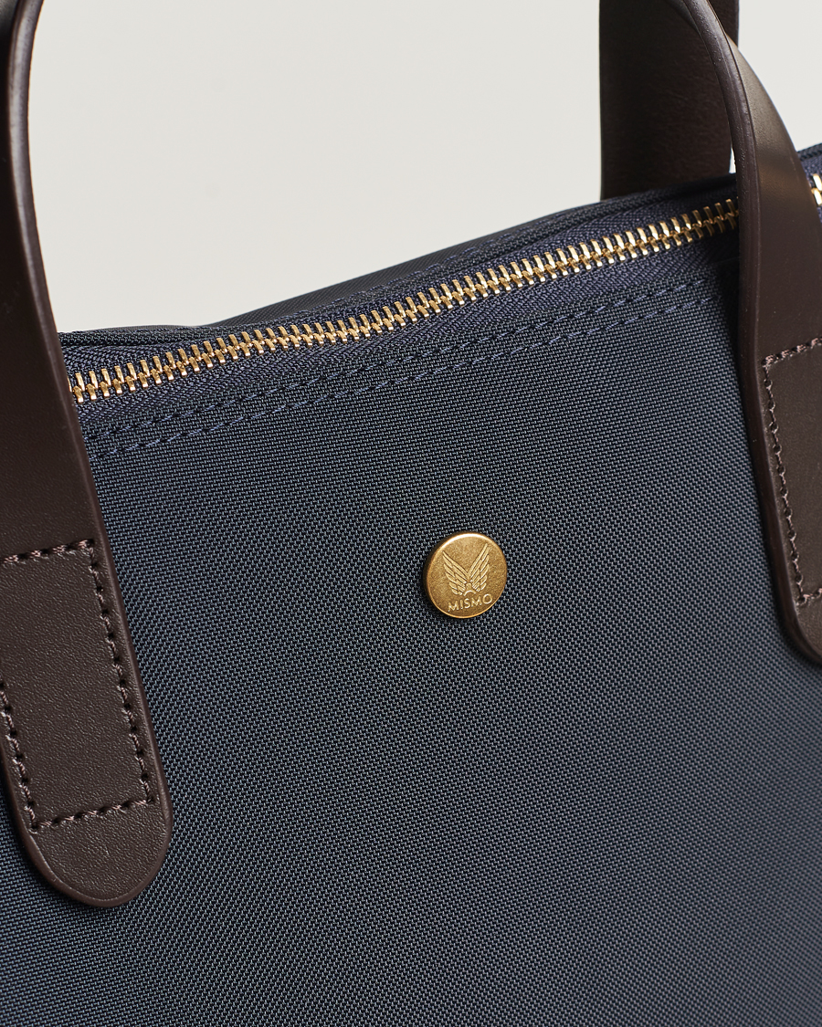 Homme | Sacs | Mismo | M/S Canvas Shopper Navy/Dark Brown