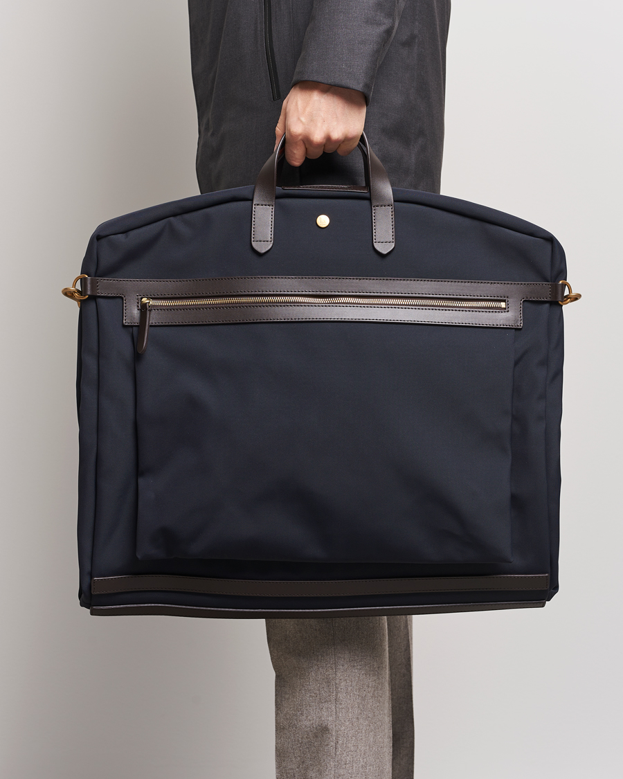 Homme | Business & Beyond | Mismo | M/S Suit Carrier Navy/Dark Brown