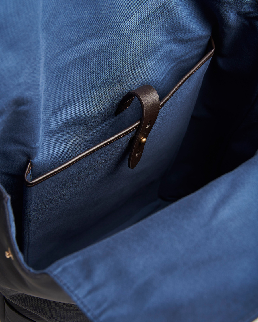 Homme | Sacs | Mismo | M/S Nylon Backpack Navy/Dark Brown