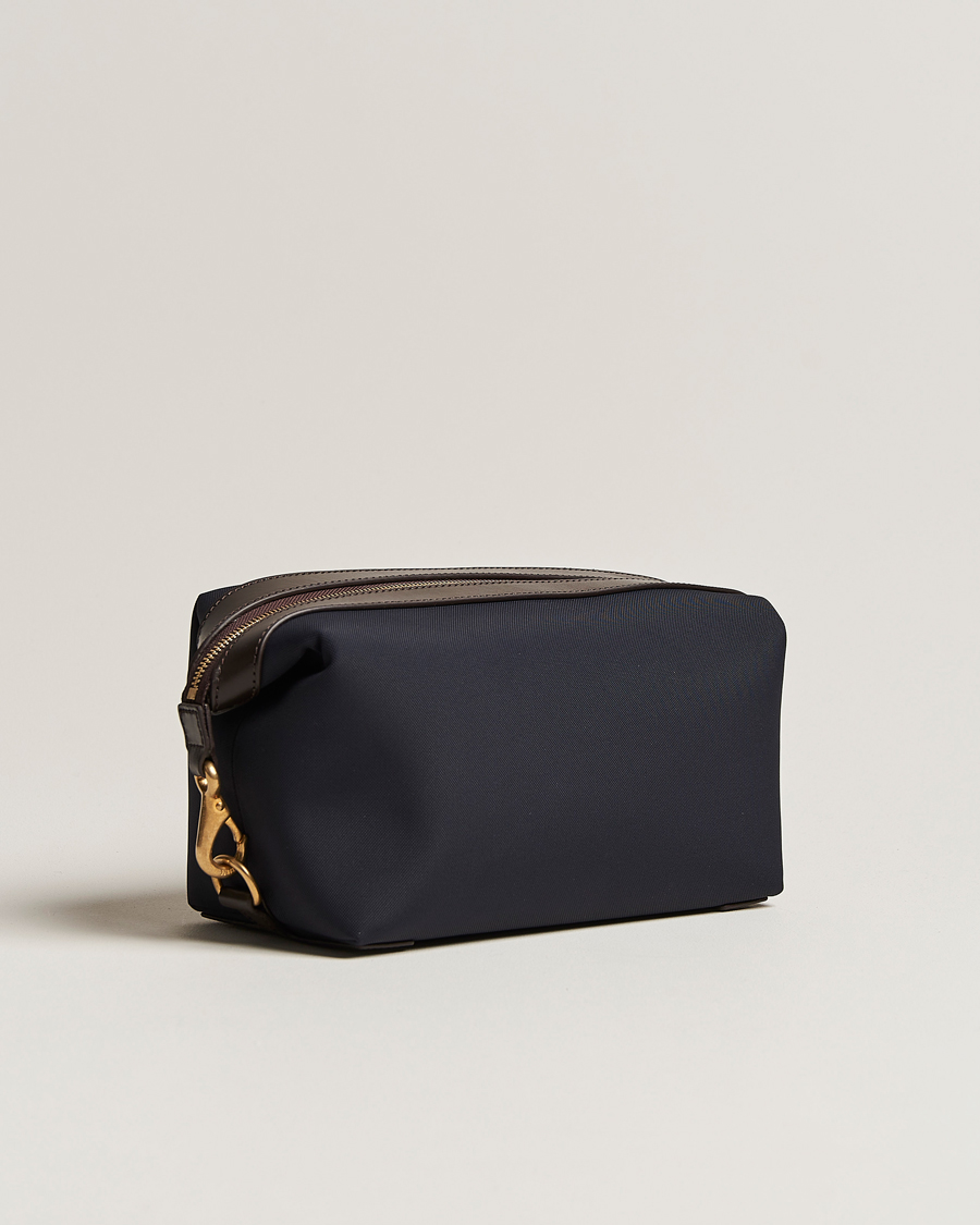 Homme | Sacs | Mismo | M/S Nylon Washbag Navy/Dark Brown