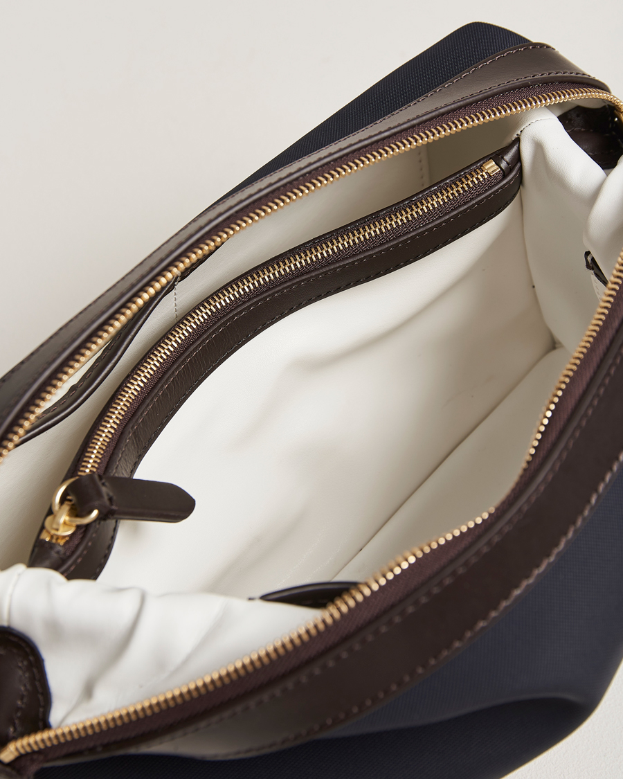 Homme | Sacs | Mismo | M/S Nylon Washbag Navy/Dark Brown