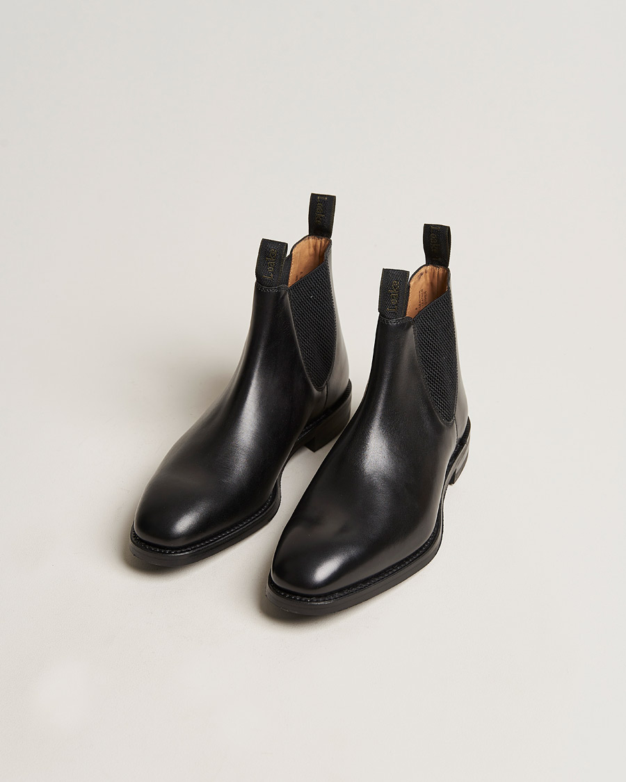 Homme | Handgjorda skor - Skoblockskampanj | Loake 1880 | Chatsworth Chelsea Boot Black Calf