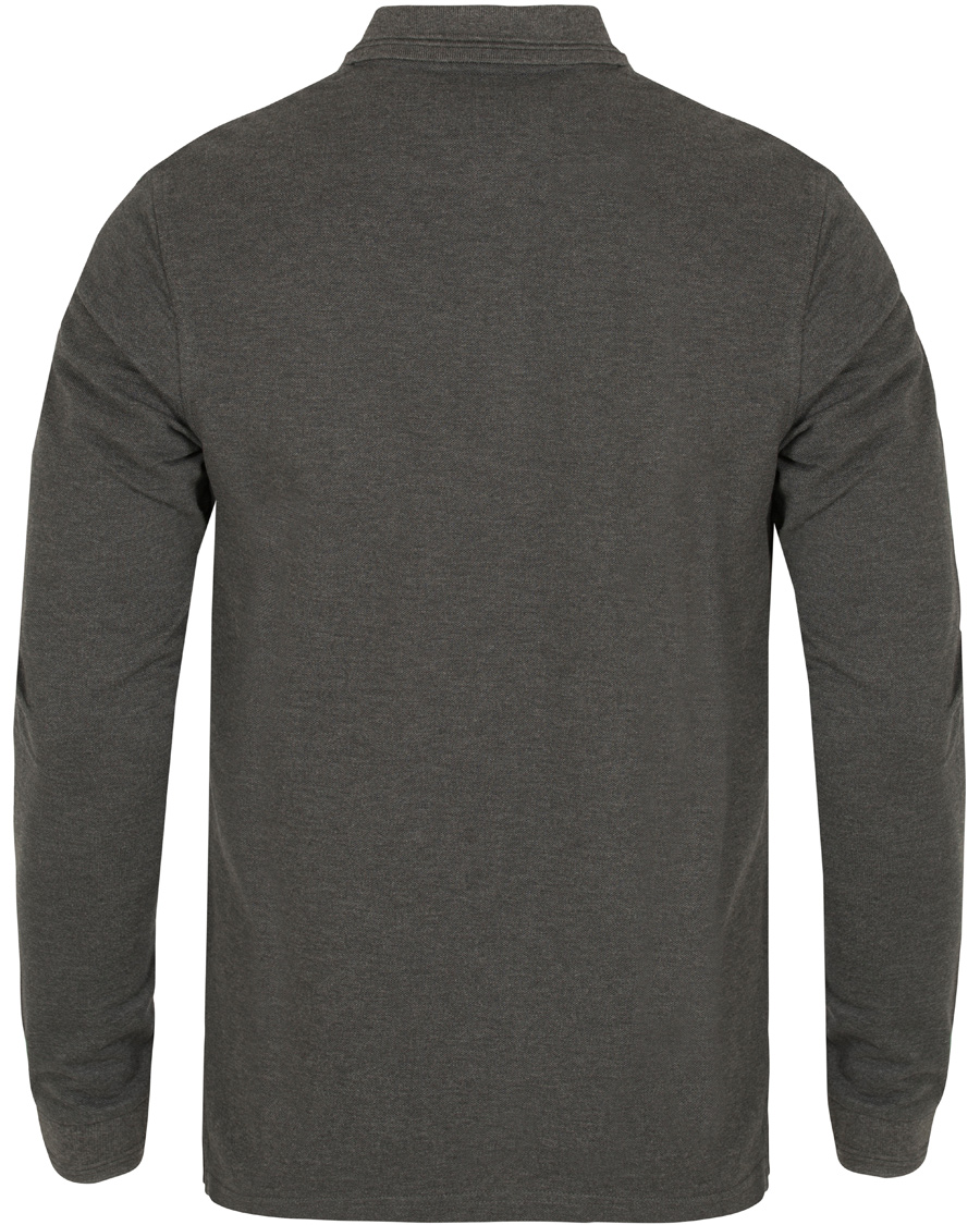 Homme | Pulls Et Tricots | Lyle & Scott London Collection | Long Sleeve Pima Cotton Polo Charcoal Marl