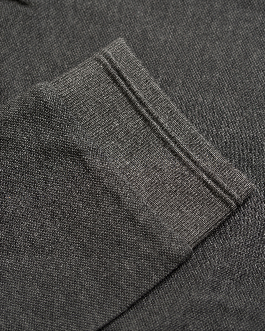Homme | Pulls Et Tricots | Lyle & Scott London Collection | Long Sleeve Pima Cotton Polo Charcoal Marl