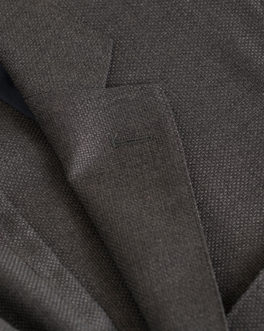 Homme | Blazers | GANT Diamond G | Hopsack Travel Blazer Graphite Melange