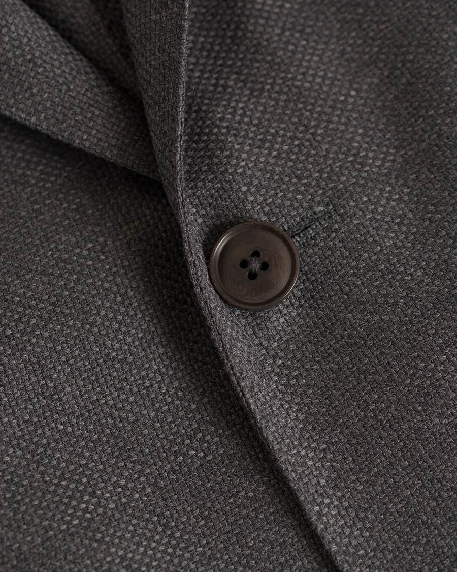 Homme | Blazers | GANT Diamond G | Hopsack Travel Blazer Graphite Melange