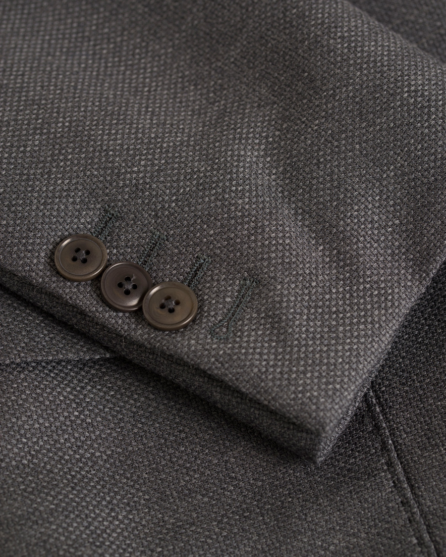 Homme | Blazers | GANT Diamond G | Hopsack Travel Blazer Graphite Melange