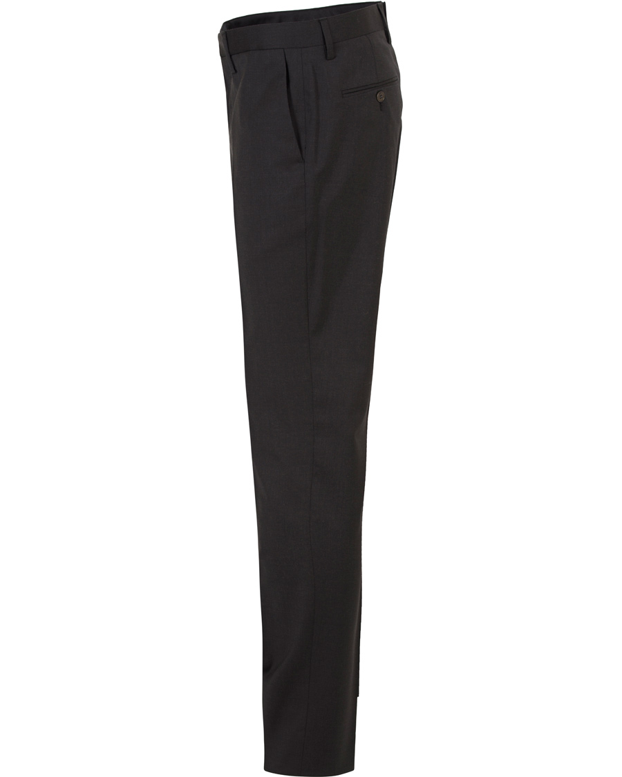 Homme | Pantalons | GANT Diamond G | Tailored Slim Travel Pants Charcoal Melange
