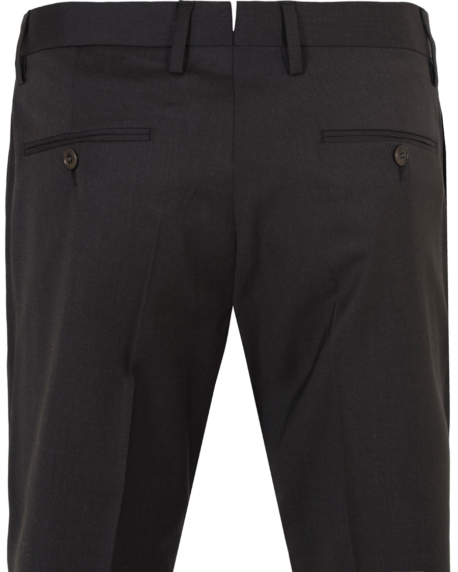 Homme | Pantalons | GANT Diamond G | Tailored Slim Travel Pants Charcoal Melange