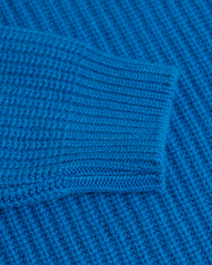 Homme | Pulls Et Tricots | GANT Diamond G | Lambswool Cashmere Crew Neck Teal Blue