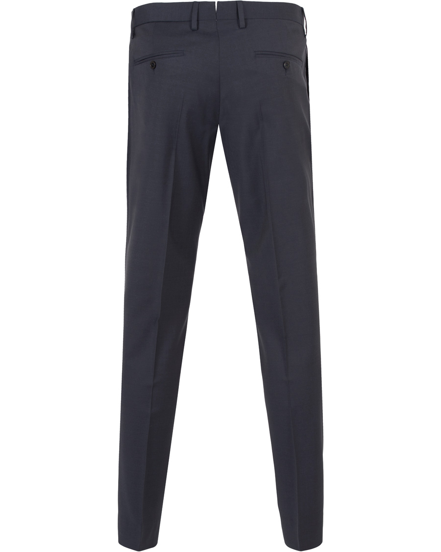 Homme | Pantalons | GANT Diamond G | Tailored Slim Travel Pants Ink Blue