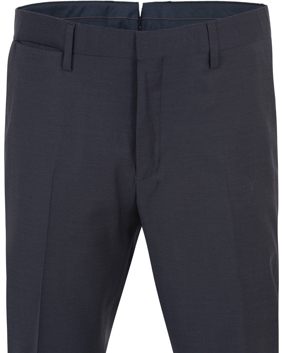 Homme | Pantalons | GANT Diamond G | Tailored Slim Travel Pants Ink Blue
