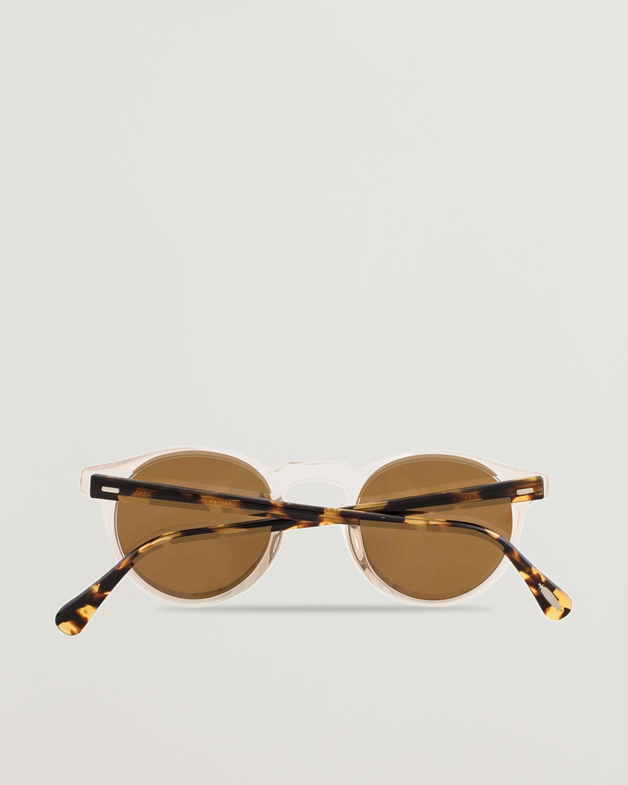 Homme | Lunettes De Soleil | Oliver Peoples | Gregory Peck Sunglasses Honey/Gold Mirror