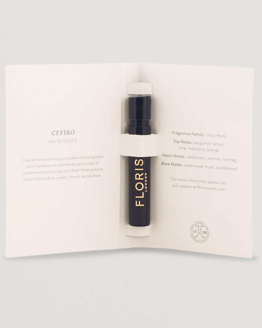 Homme | Parfums | | Floris London Cefiro Eau de Toilette 2ml Sample